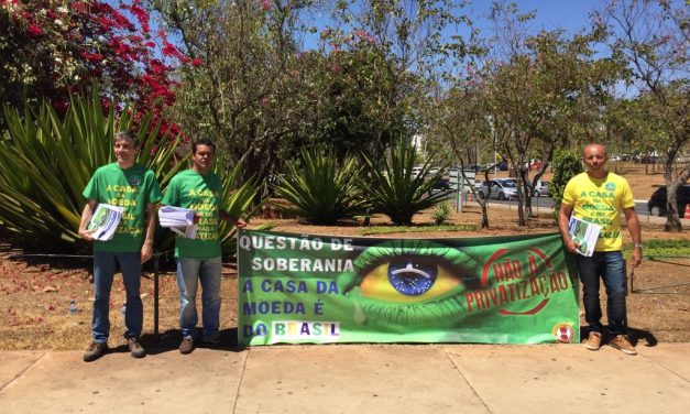 Moedeiros defendem a Pátria em ida à Brasília