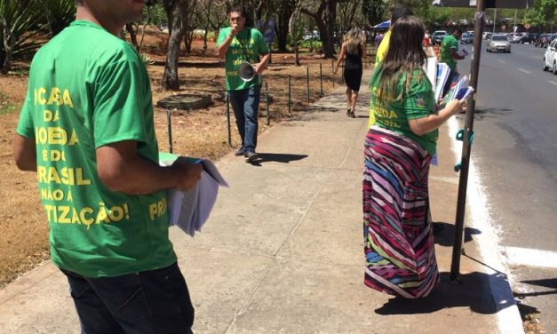 Moedeiros defendem a Pátria em ida à Brasília