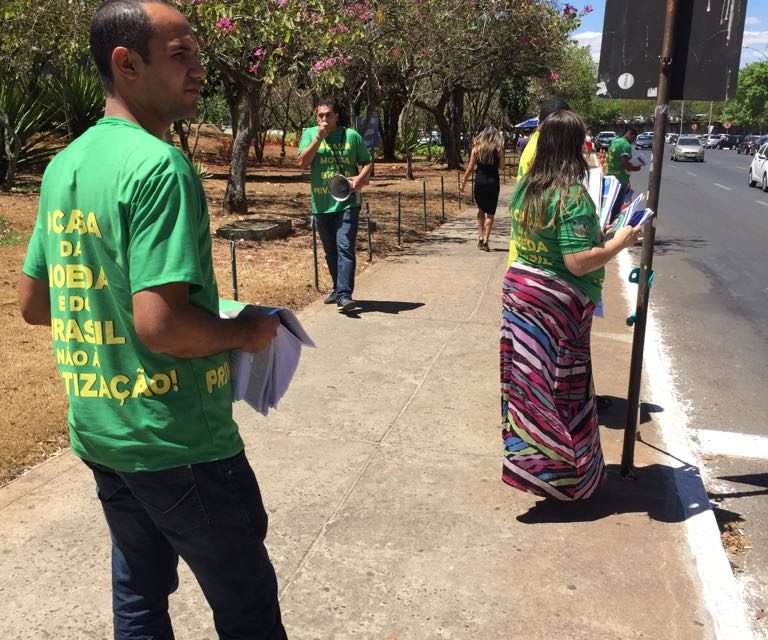 Moedeiros defendem a Pátria em ida à Brasília