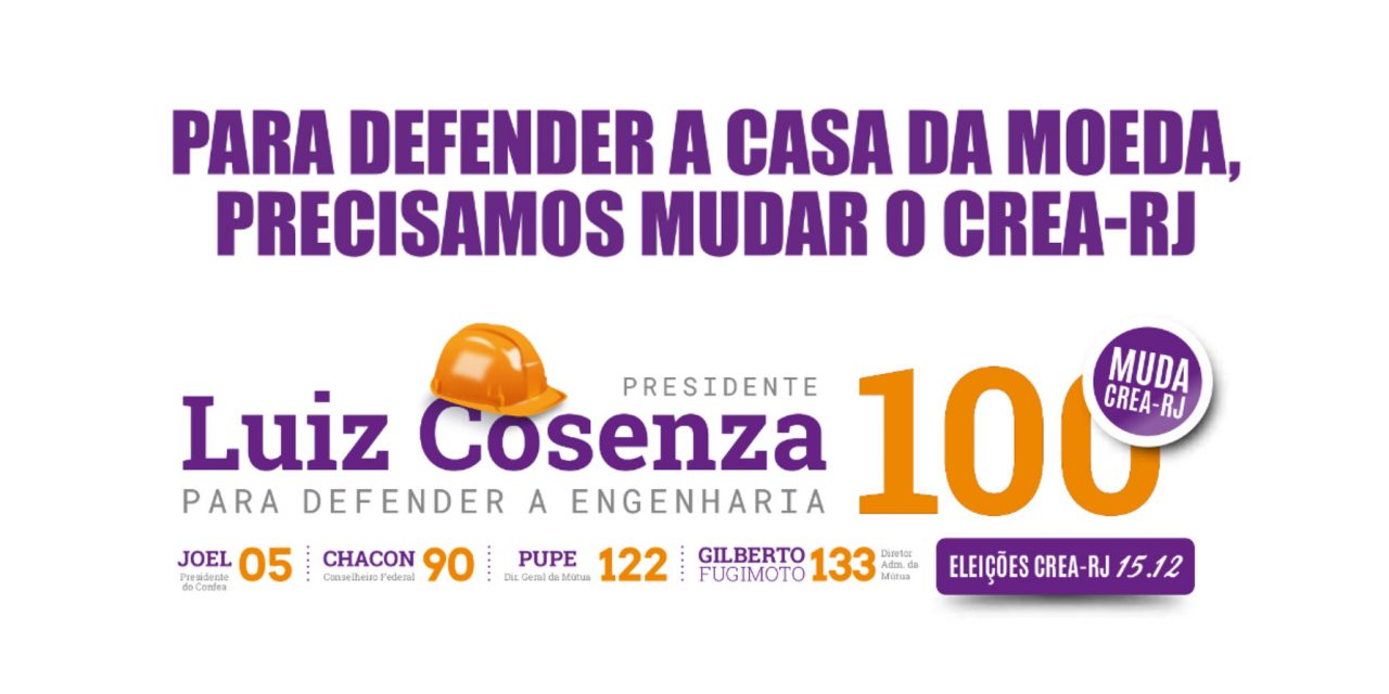 Eleições no CREA e a defesa da CMB!