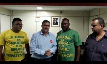 Deputado Paulo Pimenta, líder do PT na Câmara, se posiciona contra a privatização da Casa da Moeda