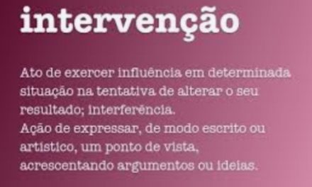 INTERVENÇÃO