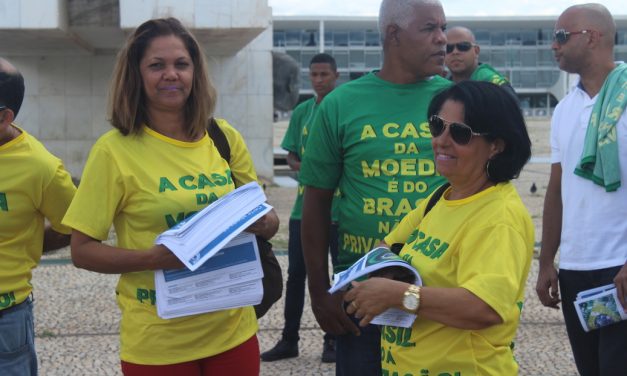 Frente Parlamentar em Defesa da Casa da Moeda, em Brasília