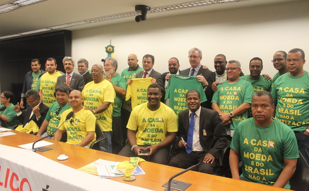 Frente Parlamentar em Defesa da Casa da Moeda, em Brasília