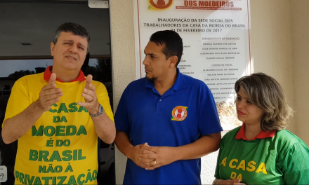 Ex-superintendente do MTE Robson Leite visita sindicato dos Moedeiros