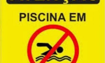 Inoperação da piscina na sede social do SNM