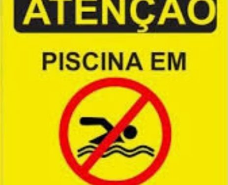 Inoperação da piscina na sede social do SNM