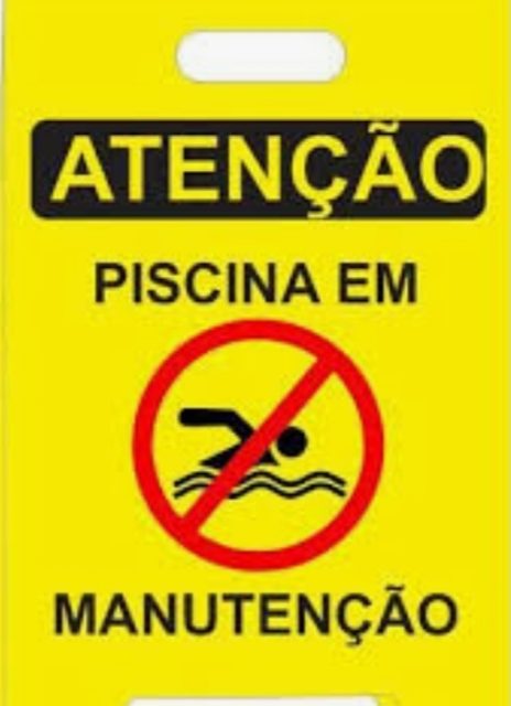 Inoperação da piscina na sede social do SNM