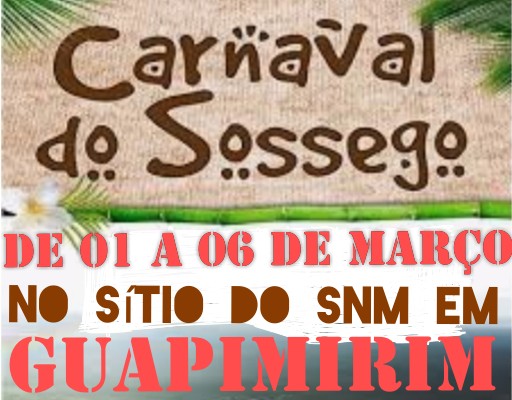 Sorteio de Carnaval no Sítio em Guapimirim