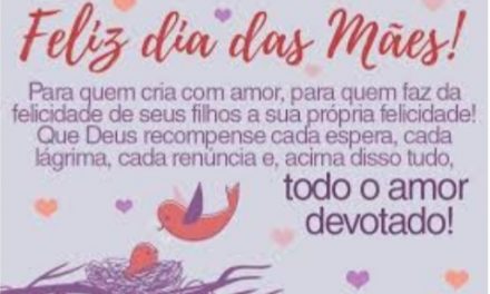 Feliz dia da mães!