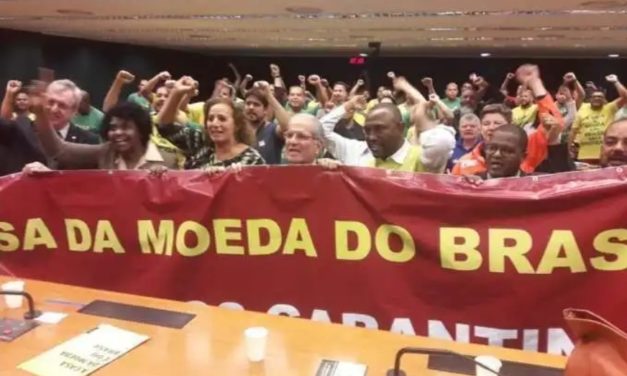 Deputados do PSL são contra a privatização da Casa da Moeda