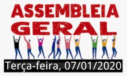 EDITAL DE CONVOCAÇÃO  ASSEMBLEIA GERAL EXTRAORDINÁRIA PARA O DIA 07/01/2020