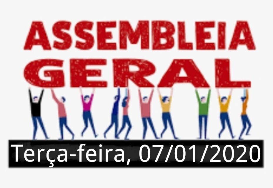 EDITAL DE CONVOCAÇÃO  ASSEMBLEIA GERAL EXTRAORDINÁRIA PARA O DIA 07/01/2020