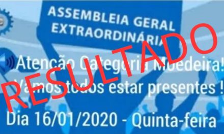 RESULTADO DA ASSEMBLEIA GERAL EXTRAORDINÁRIA REALIZADA EM 16/01/2020 SOBRE ACT/2020