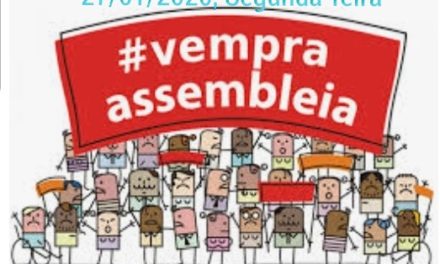 EDITAL DE CONVOCAÇÃO  ASSEMBLEIA GERAL EXTRAORDINÁRIAPARA O DIA 27/01/2020