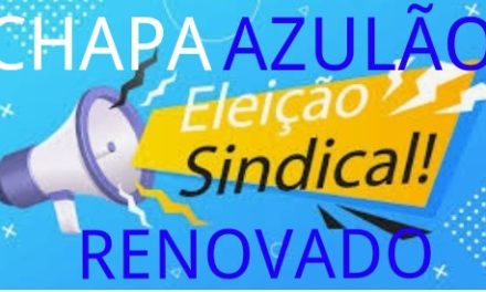 Eleição Sindical: dias 27, 28 e 29 de Abril…Participe!