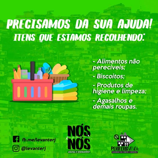 SNM PARTICIPA DA CAMPANHA “NÓS POR NÓS” UMA INICIATIVA DO LEVANTE POPULAR DA JUVENTUDE